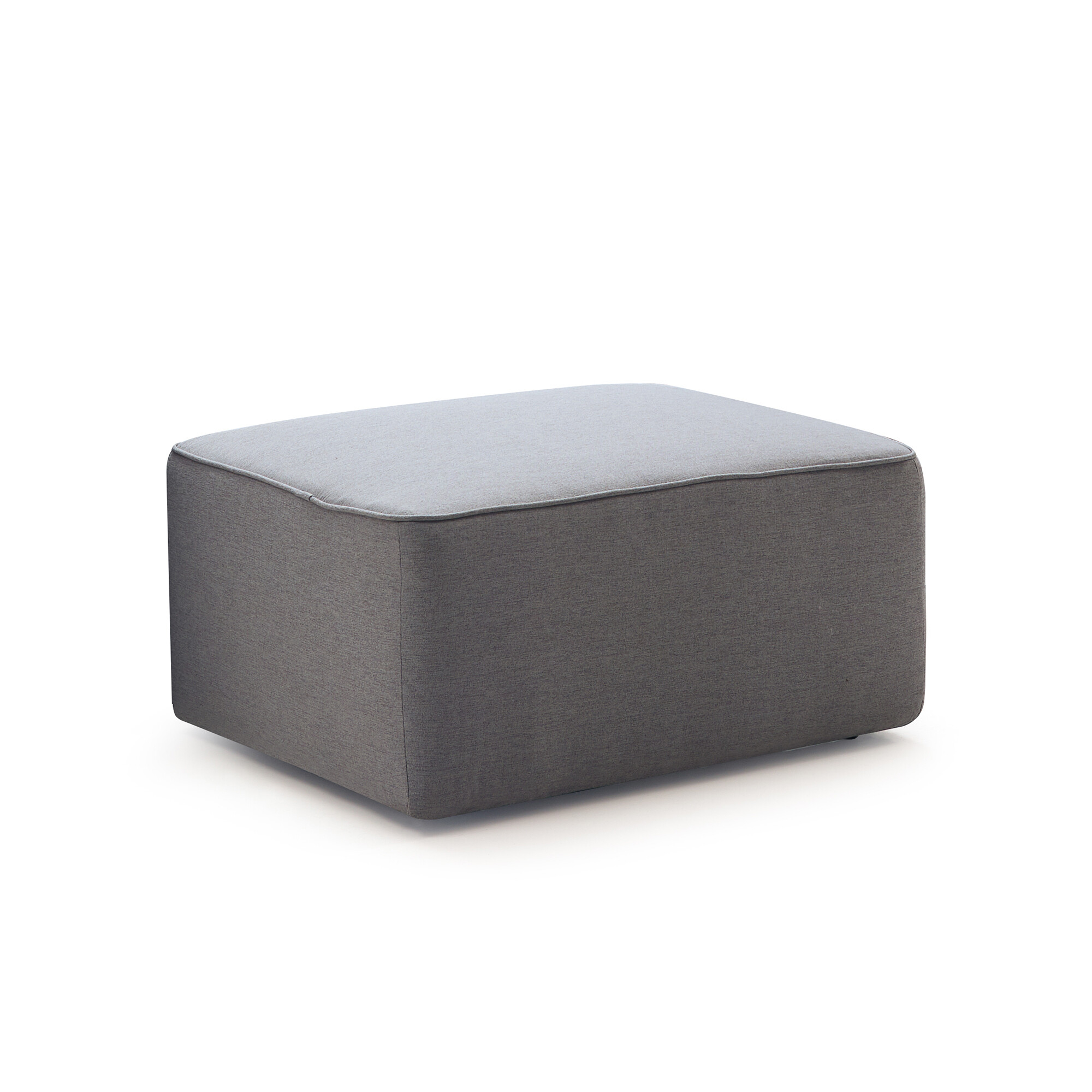 Tuomas 3-Seater Sofa with Ottoman – Light Grey - Image 5