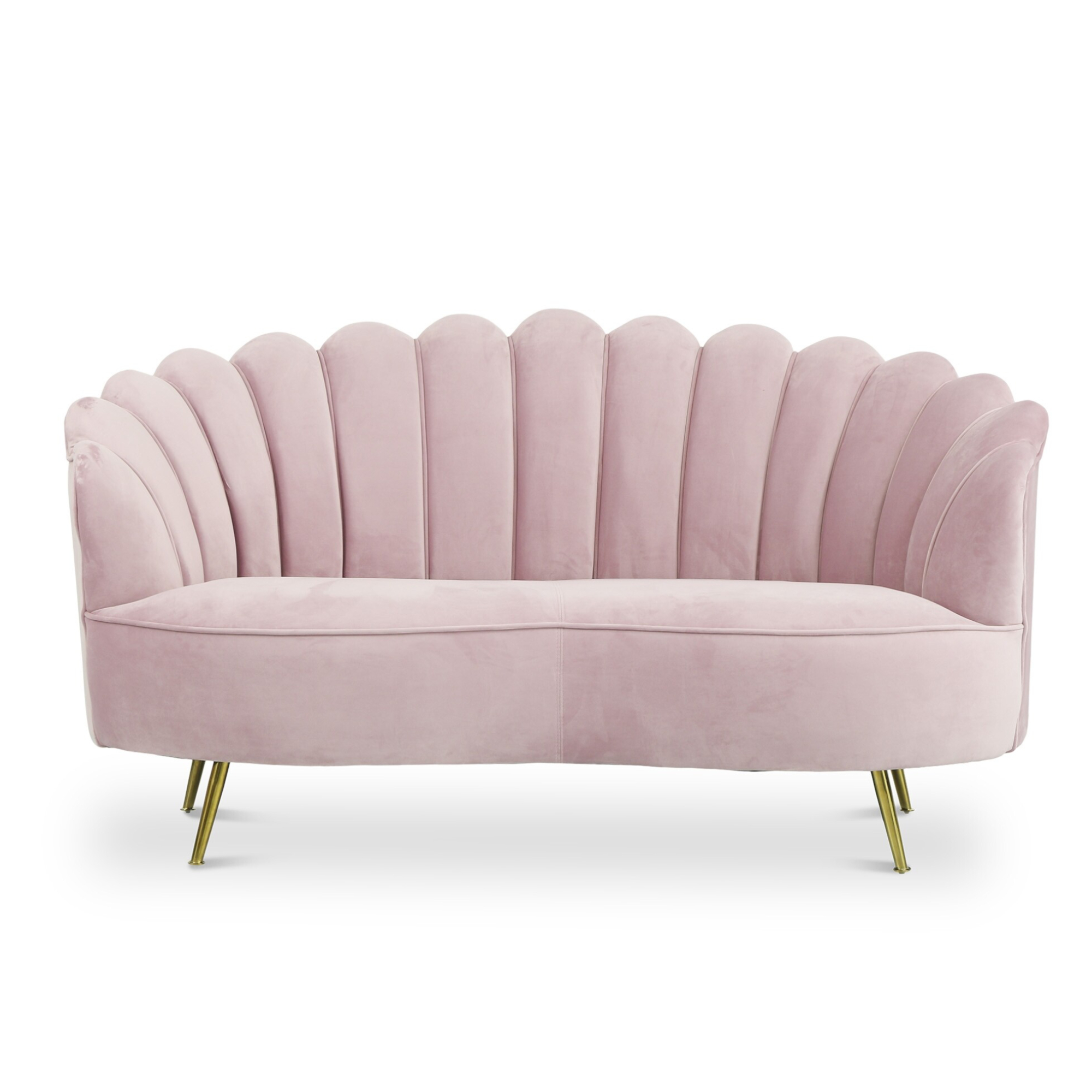Alfie 2-Seater Velvet Sofa - Image 3