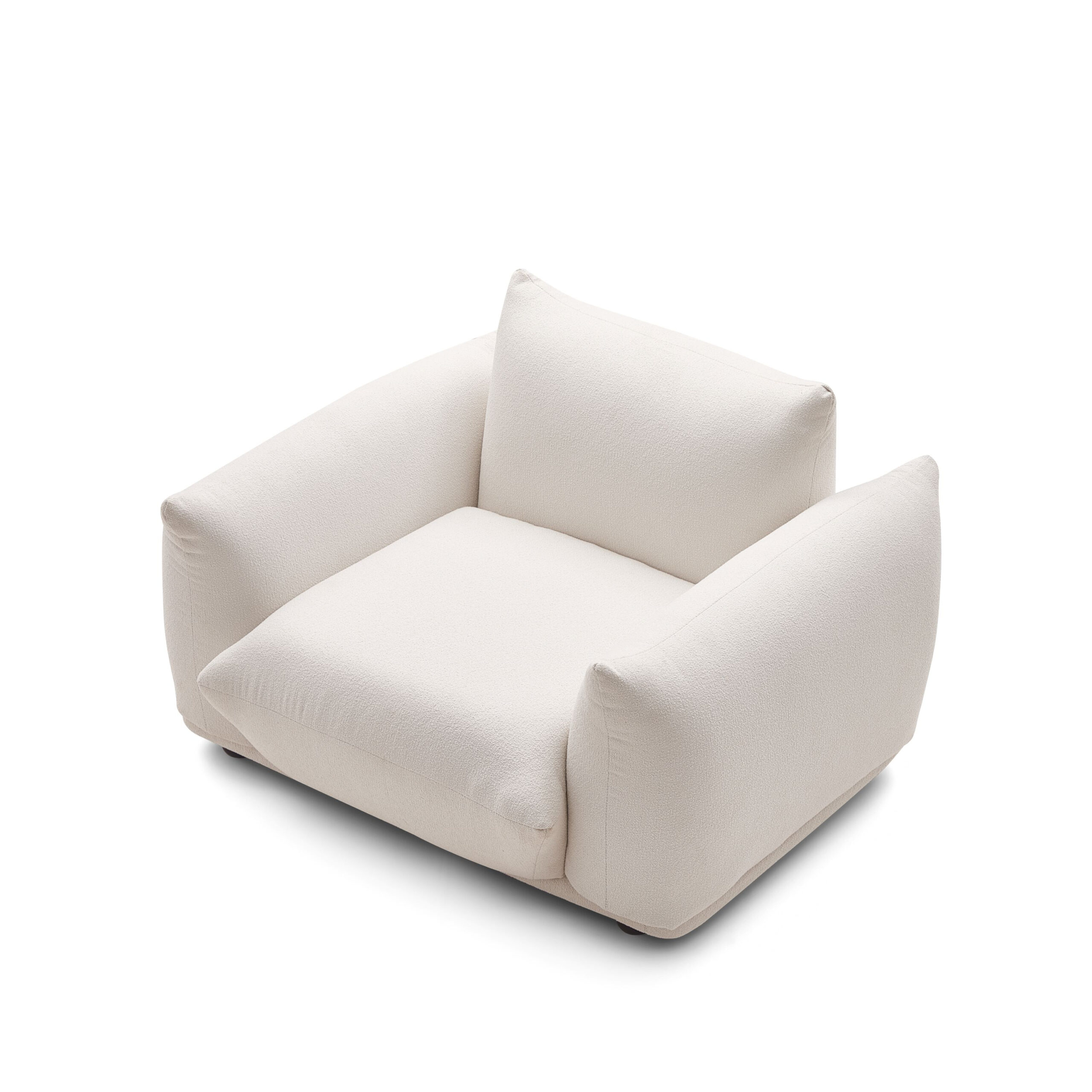 Davies Armchair – Cream White - Image 3