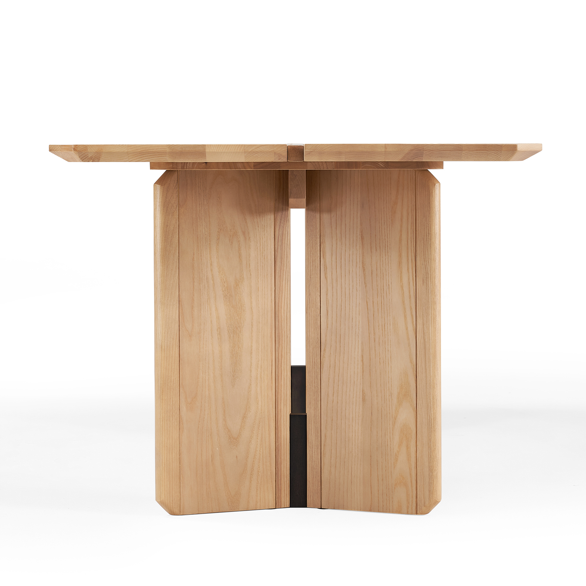 Adewale Solid Ash Wood Dining Table – Natural Finish - Image 3