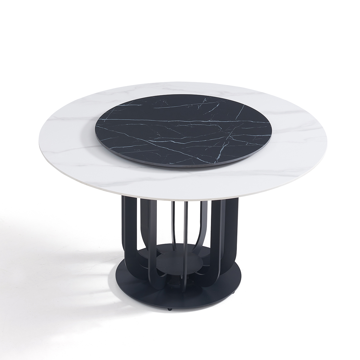 Preita 1.3M Round Sintered Stone Dining Table - Image 3