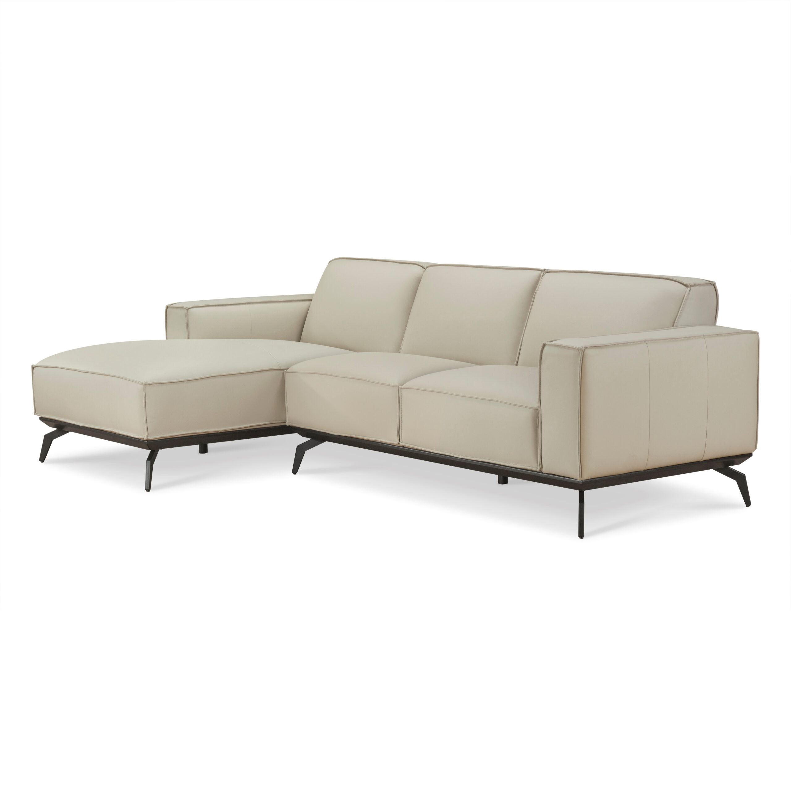 Mateus Full Leather L-Shape Sofa - Image 2