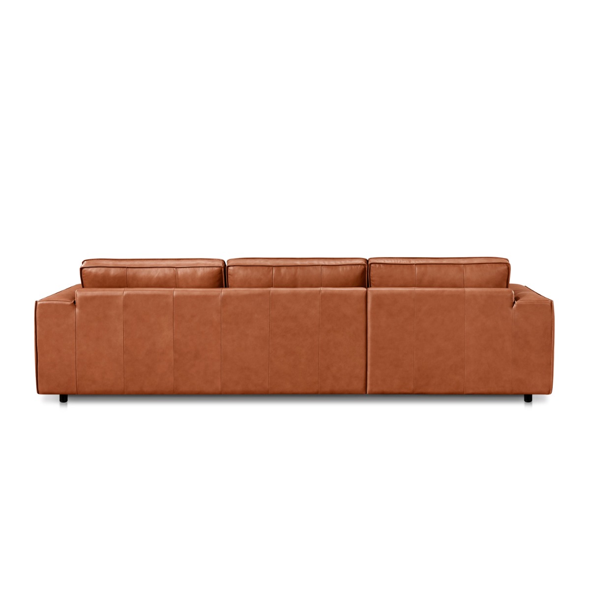 Zalmir L-Shape Full Leather Sofa - Image 4