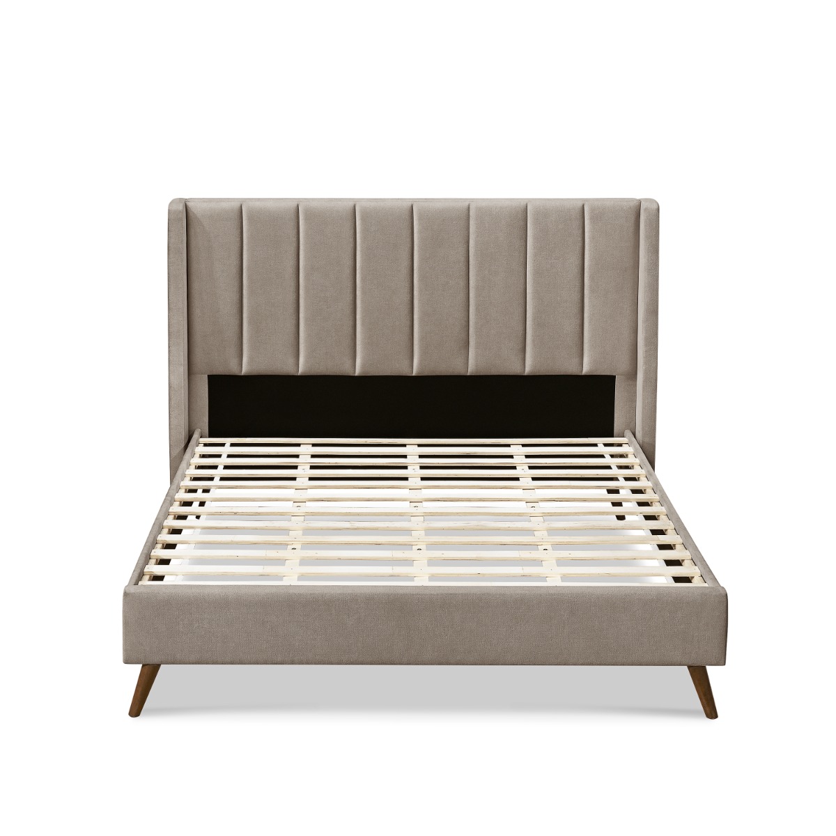 Alarico Queen Upholstered Bed Frame - Image 2