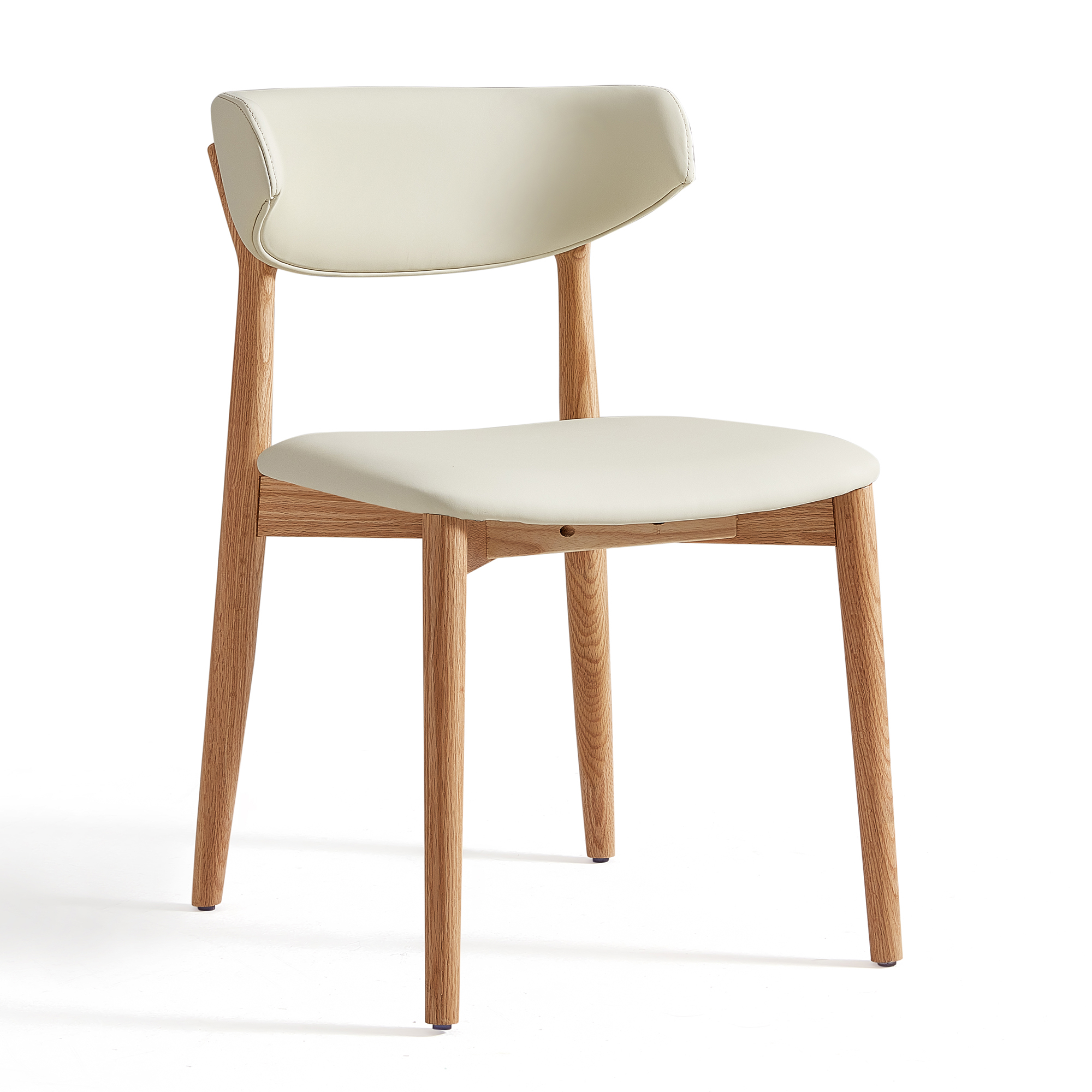 Vance Mid-Century Oak Dining Chair - Image 3
