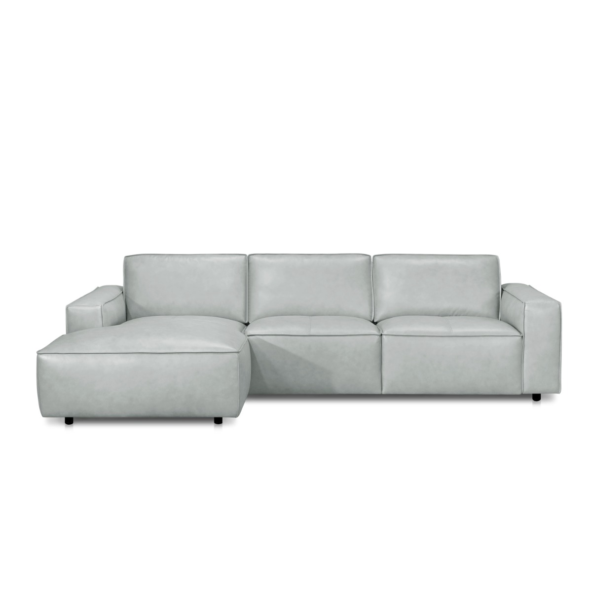 Zalmir L-Shape Full Leather Sofa - Image 11