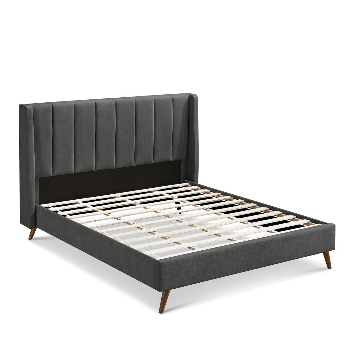 Alarico Queen Upholstered Bed Frame - Image 10