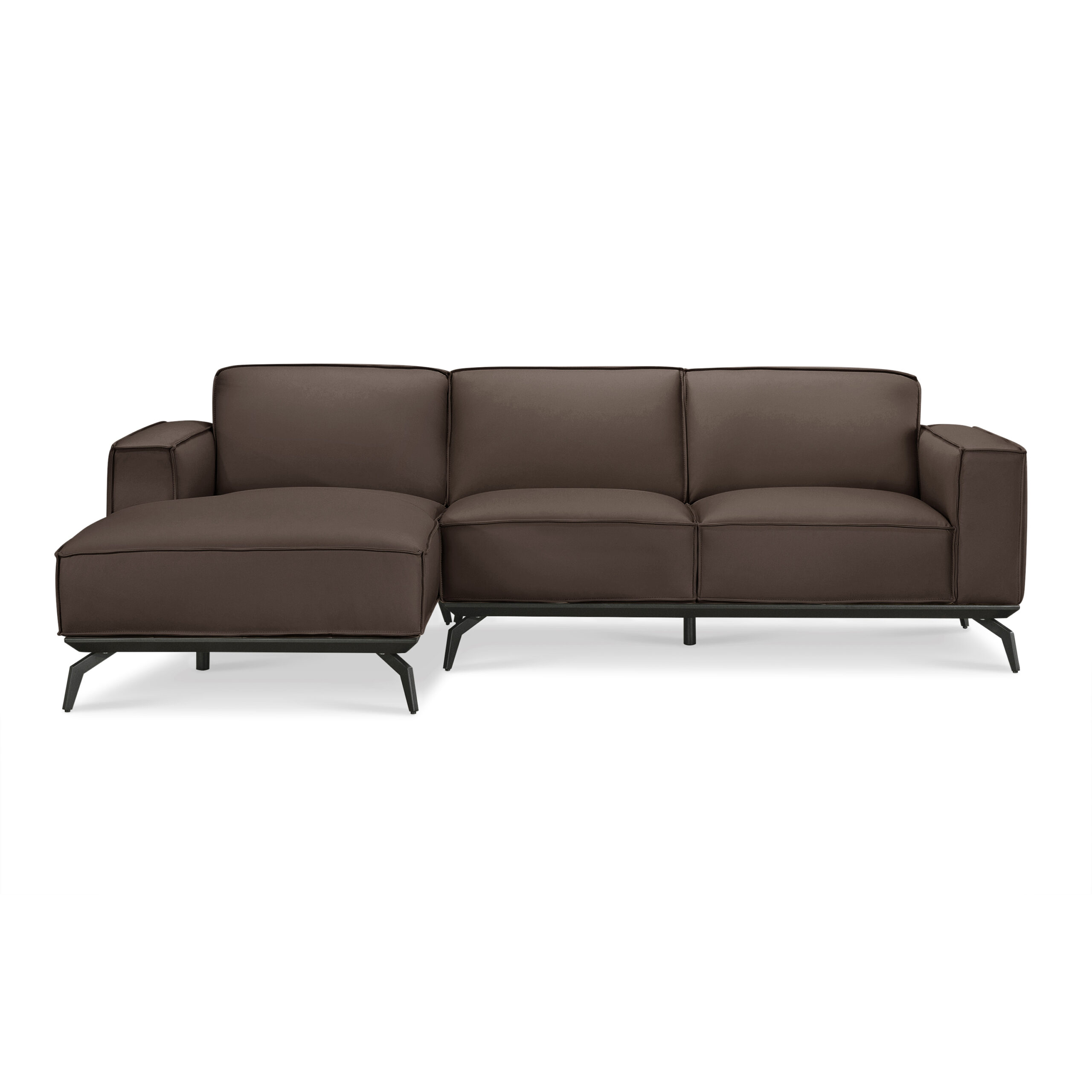 Mateus Full Leather L-Shape Sofa - Image 11
