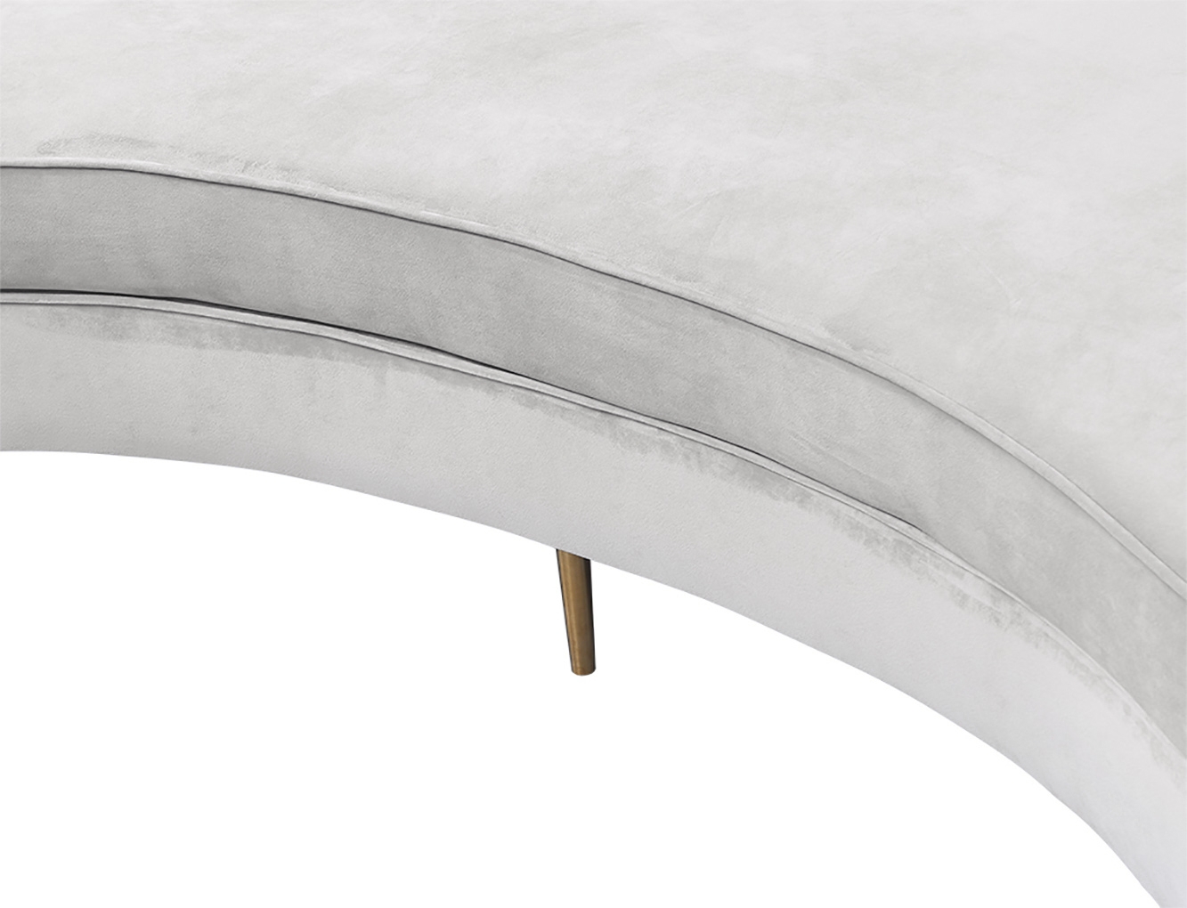 Svelte 4-Seater Sofa (Light Grey) - Image 4