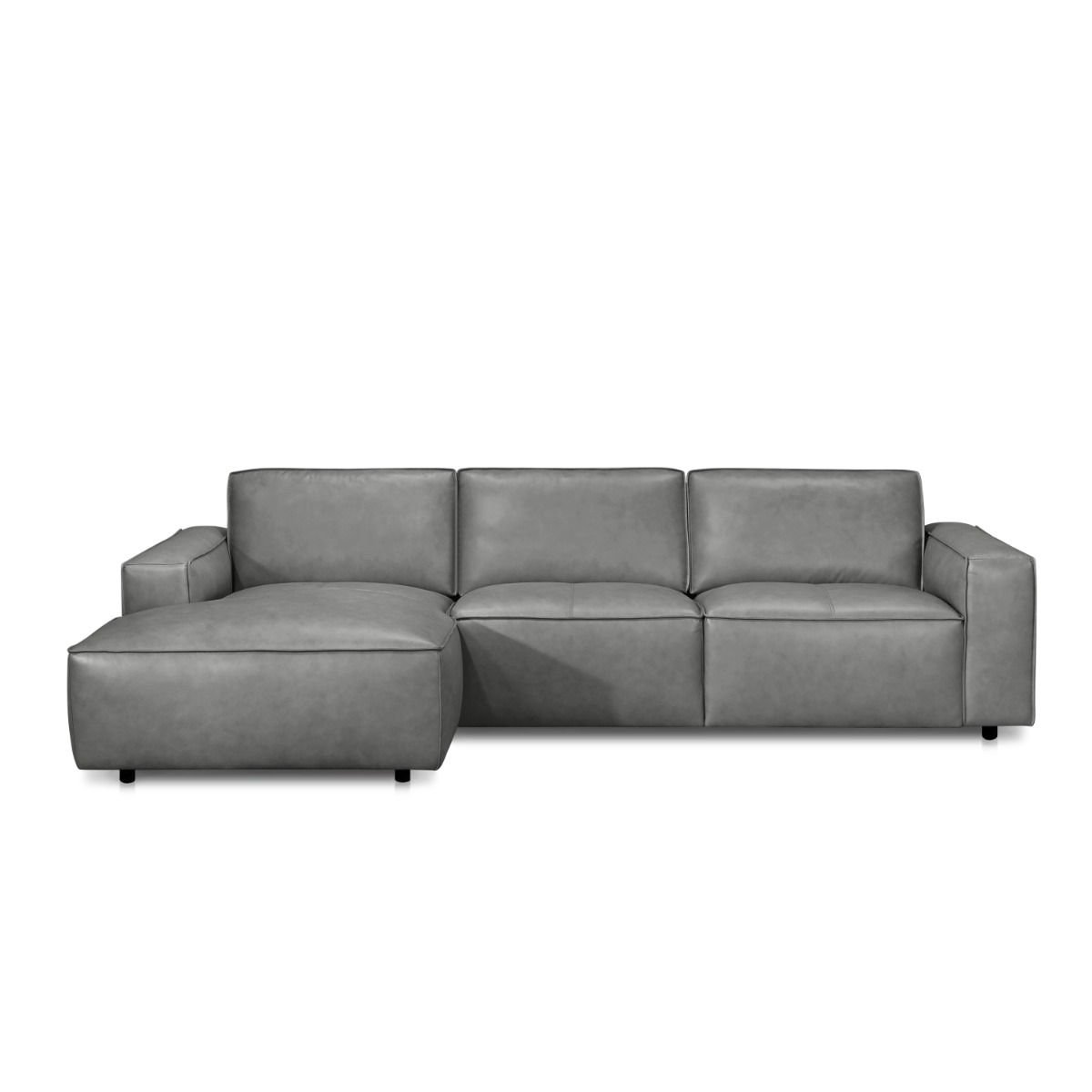 Zalmir L-Shape Full Leather Sofa - Image 13