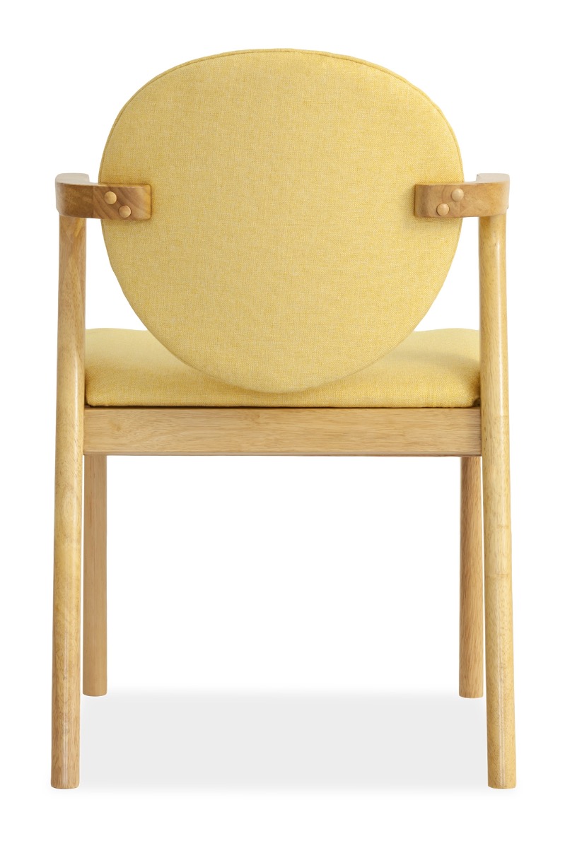 Ronny Arm Dining Chair – Natural - Image 6