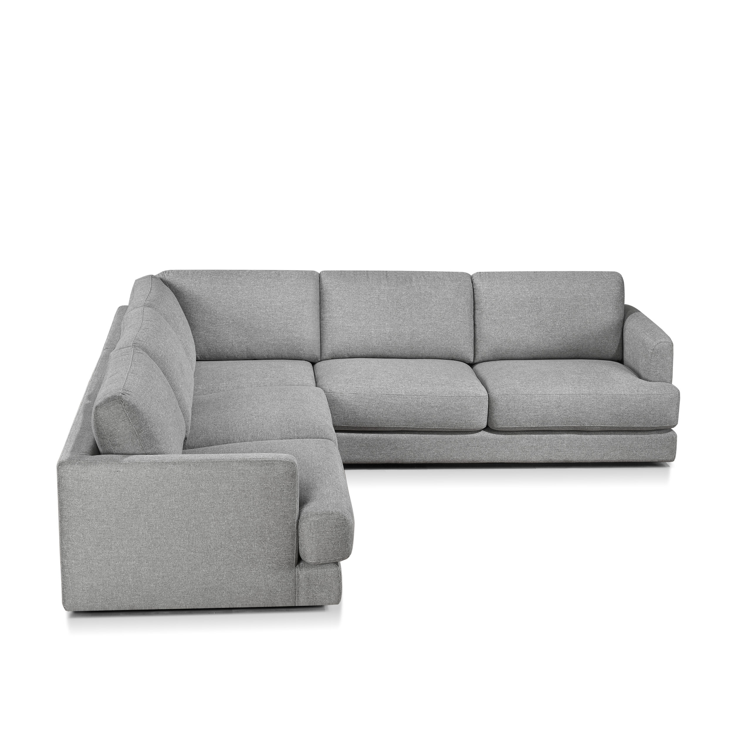 Novalie Fabric Sofa – Ash Grey - Image 4
