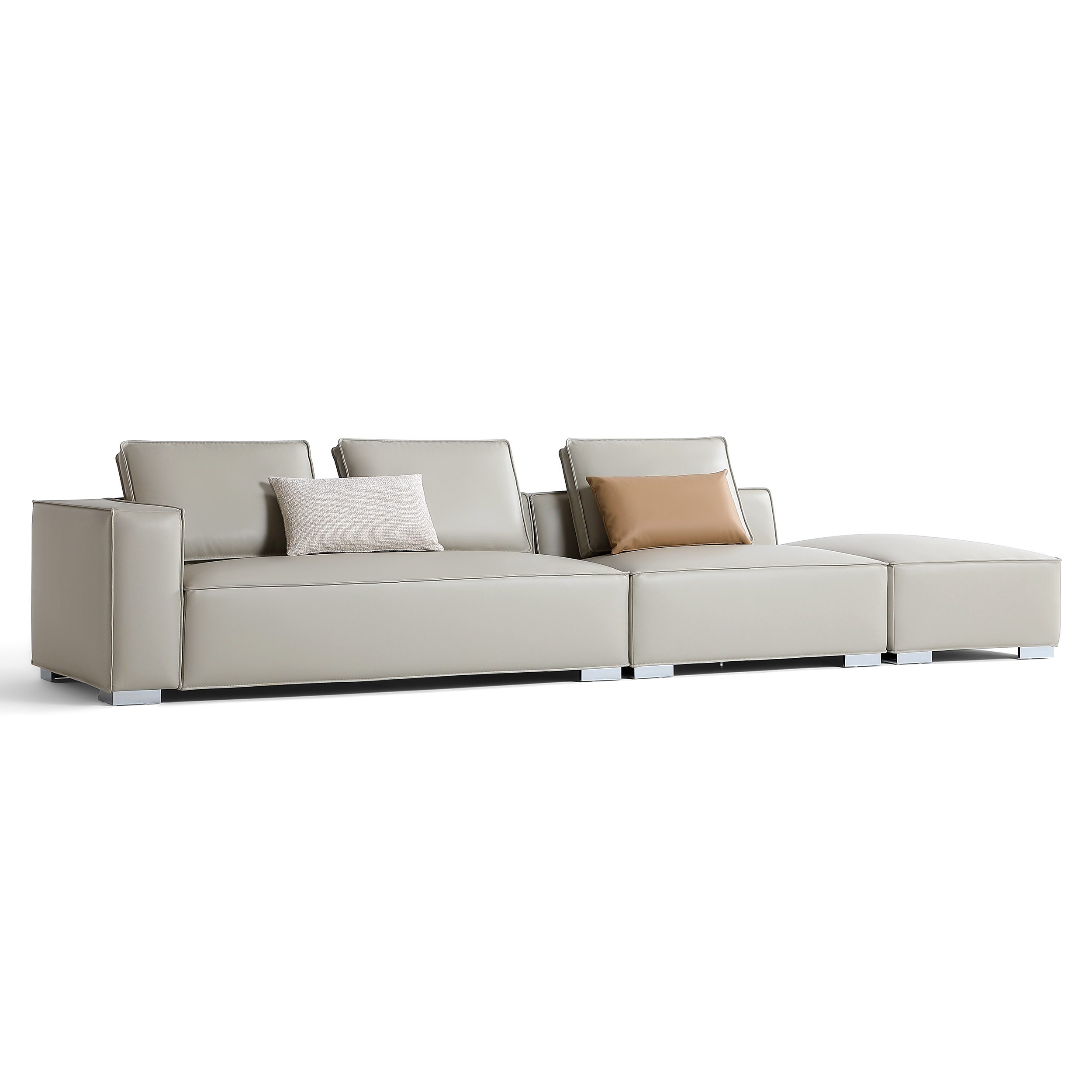 Kennan 3-Piece Modular Sofa with Ottoman - Image 2