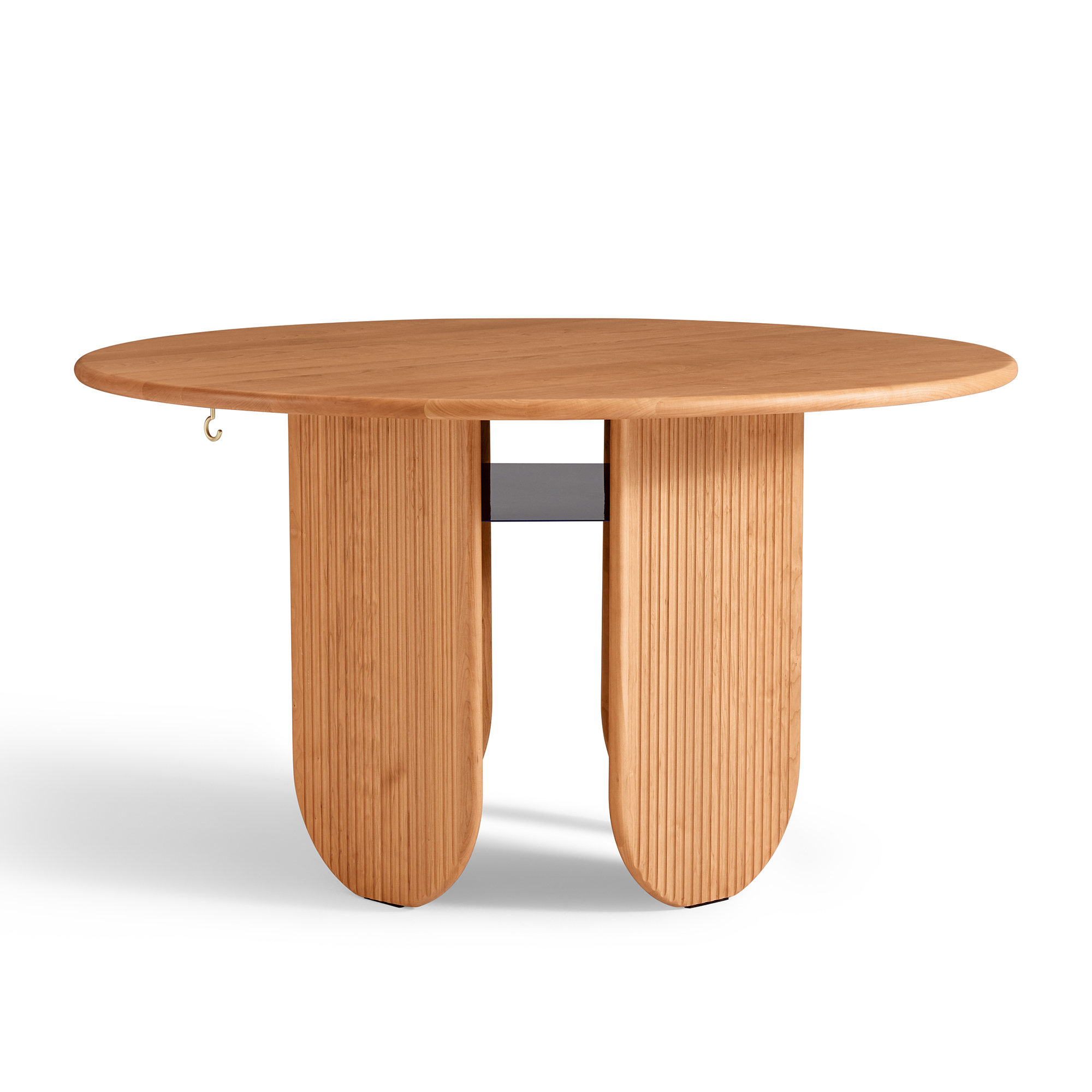 Afrodita Round Solid Cherry Wood Dining Table - Image 4