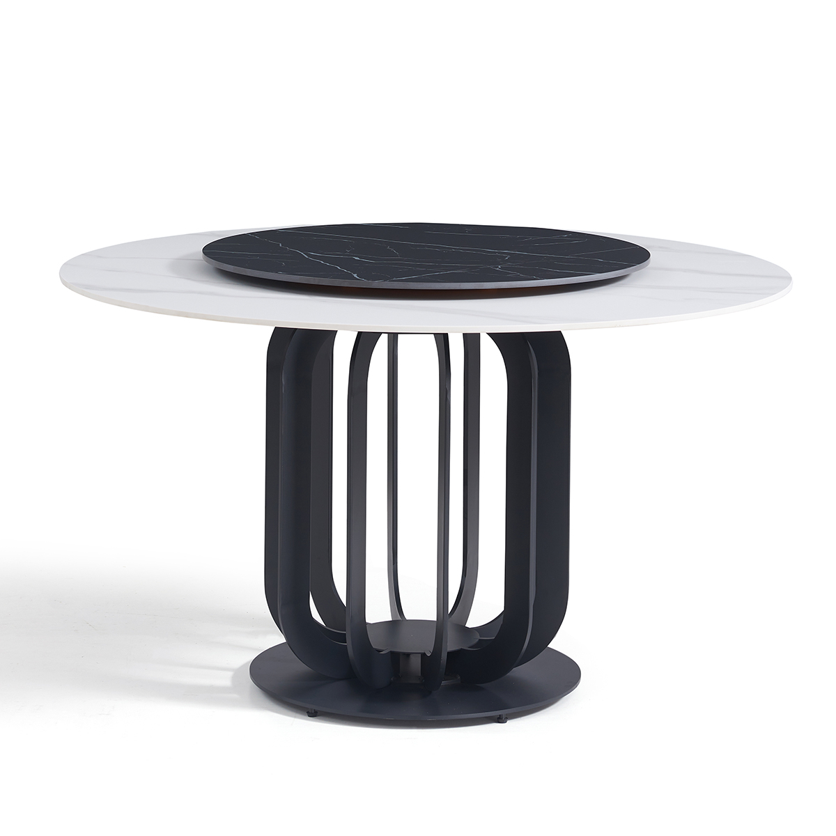 Preita 1.3M Round Sintered Stone Dining Table - Image 4