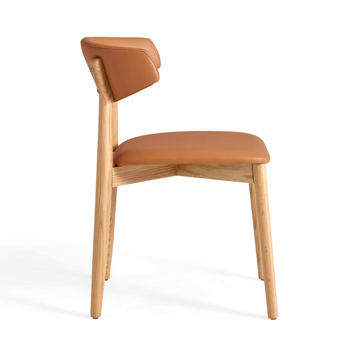 Vance Mid-Century Oak Dining Chair - Image 6