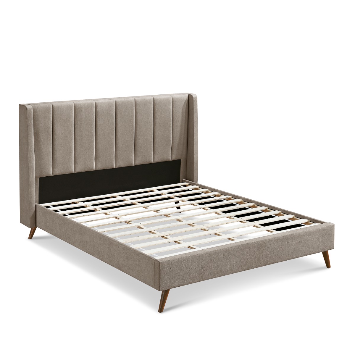 Alarico Queen Upholstered Bed Frame - Image 3