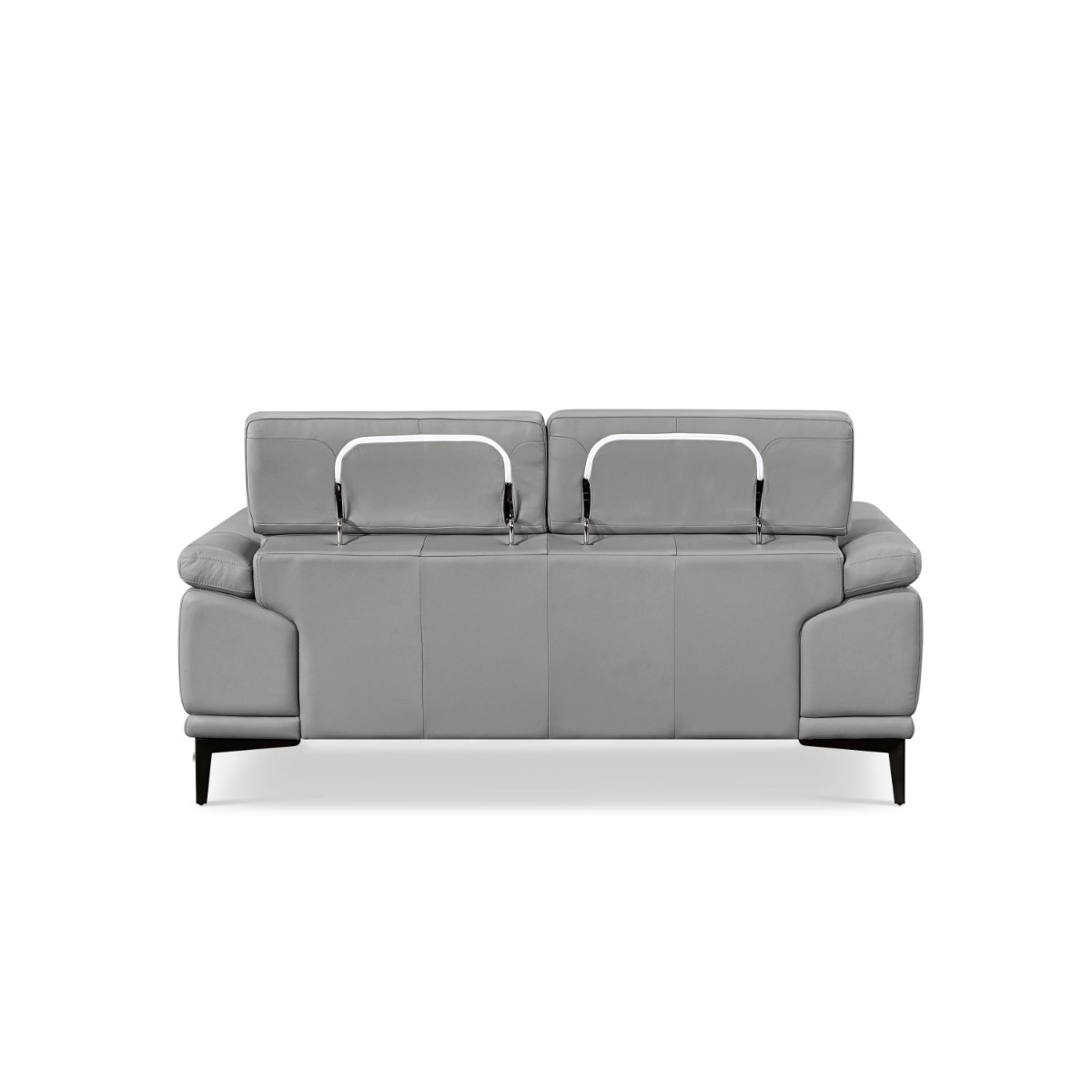 Zelma 2-Seater Full Leather Sofa with Adjustable Headrest - Image 3