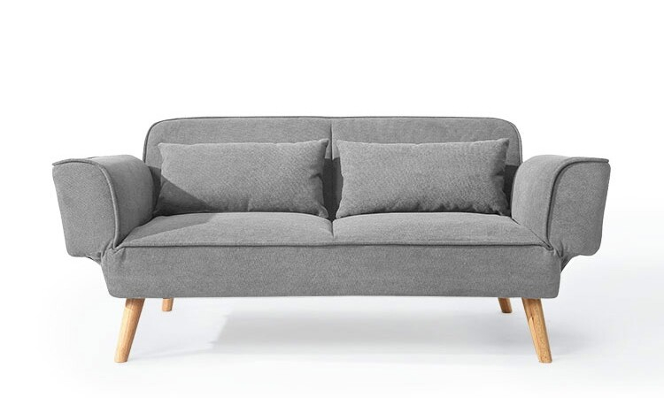 Myrin Convertible Sofa Bed – Flannel Upholstery - Image 6