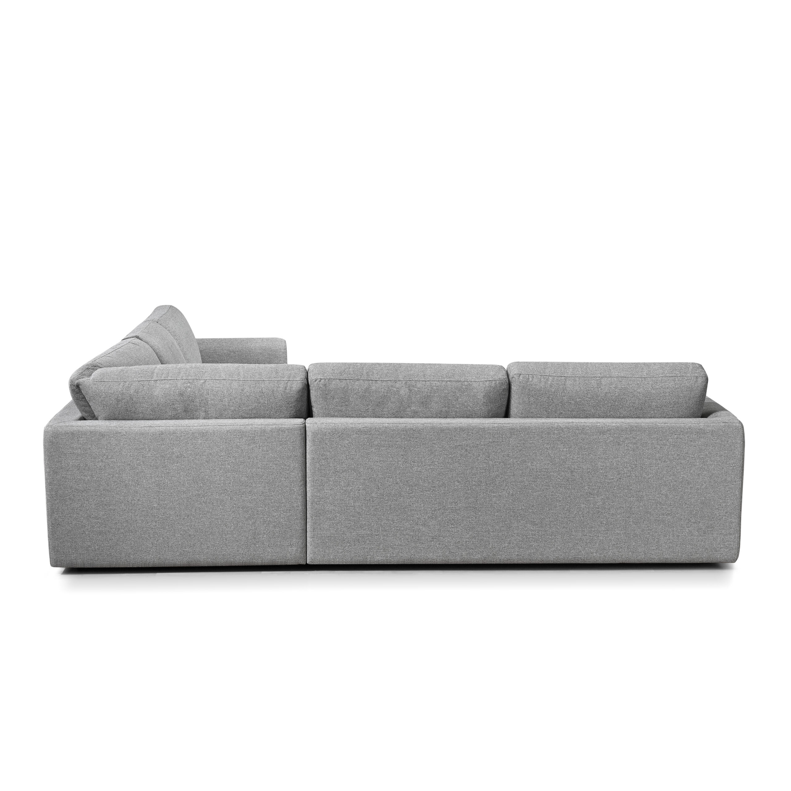 Novalie Fabric Sofa – Ash Grey - Image 3