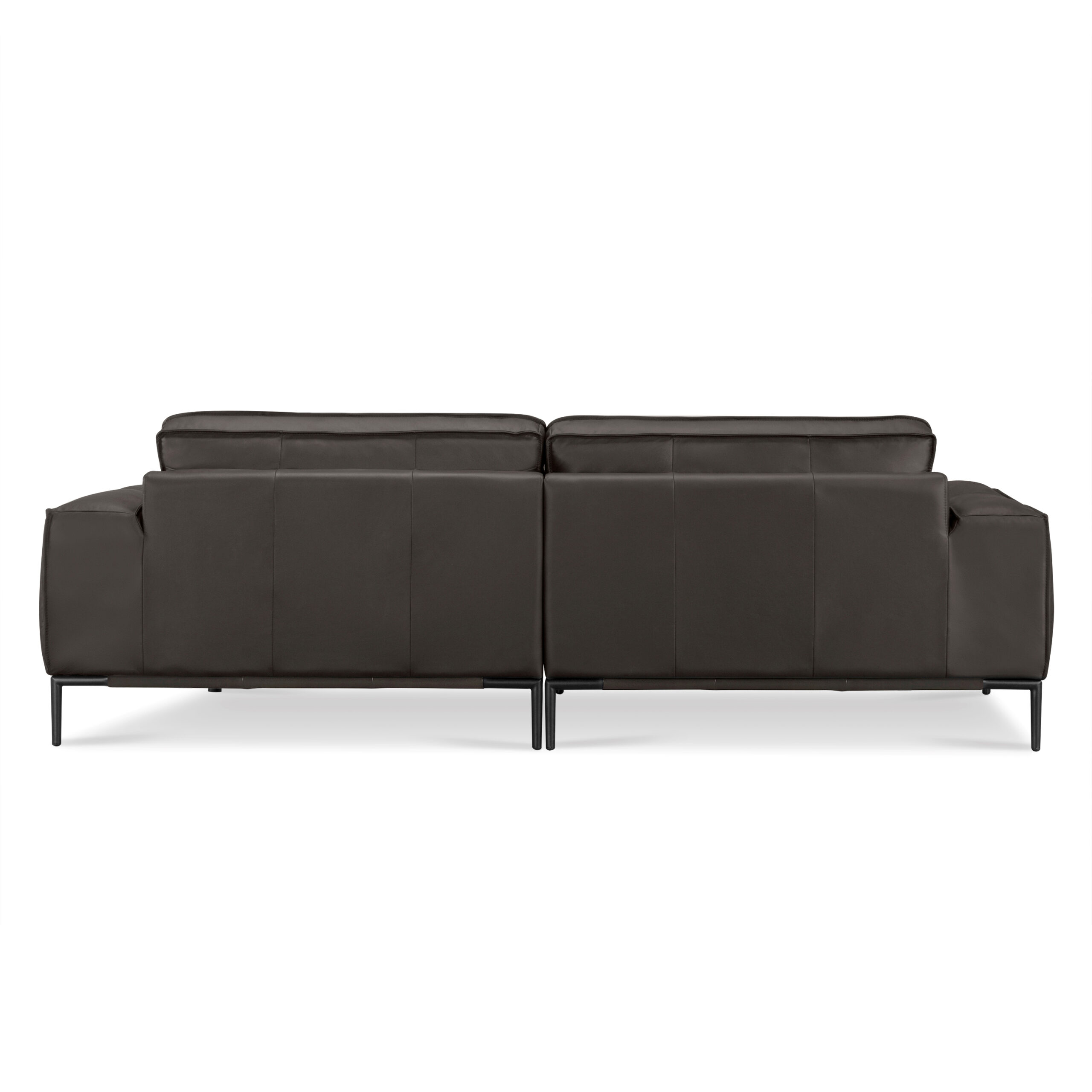 Roque L-Shape Full Leather Sofa - Image 4