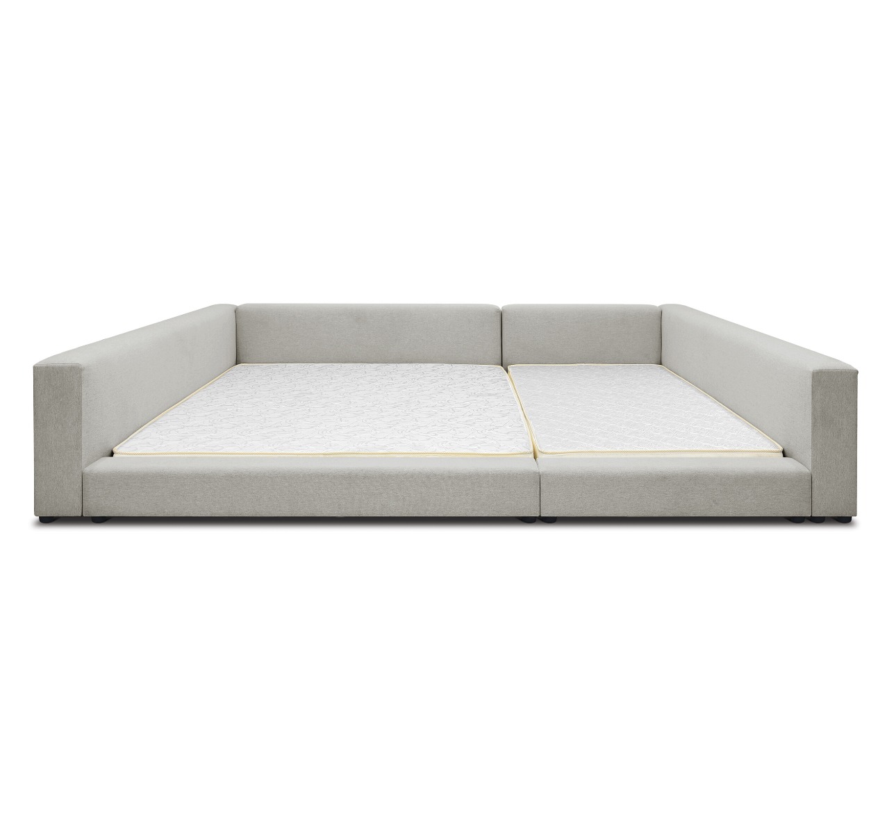 Clara Kids Friendly Family Bed Frame Set (Queen and Single) - Image 2
