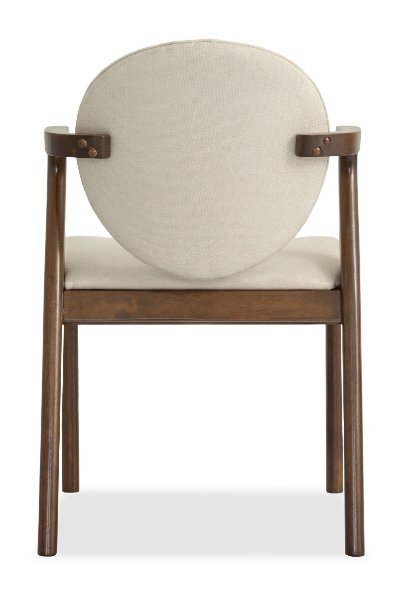 Ronny Arm Dining Chair – Walnut - Image 20