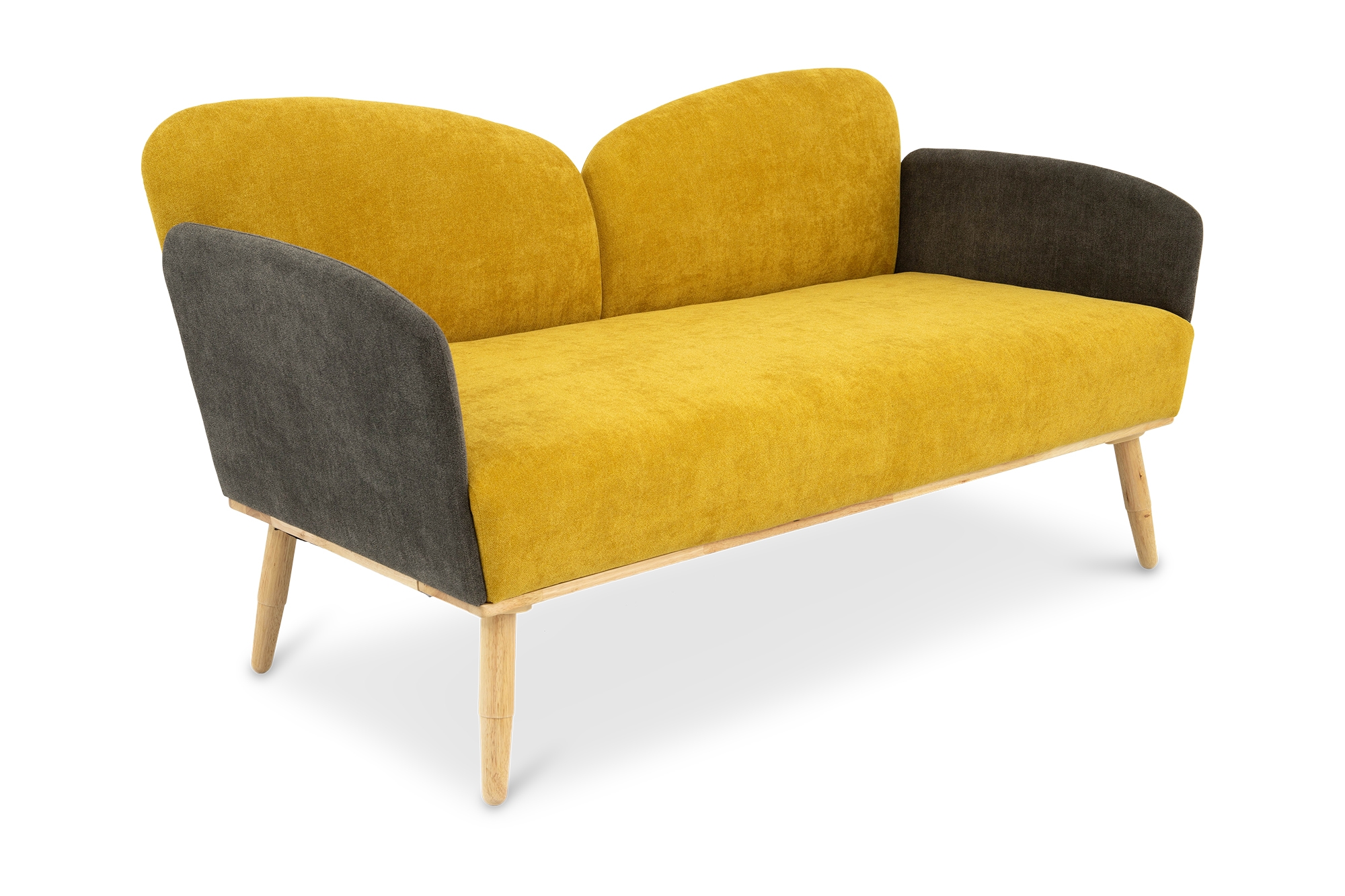 Vinger 2-Seater Sofa Set – Yellow - Image 2