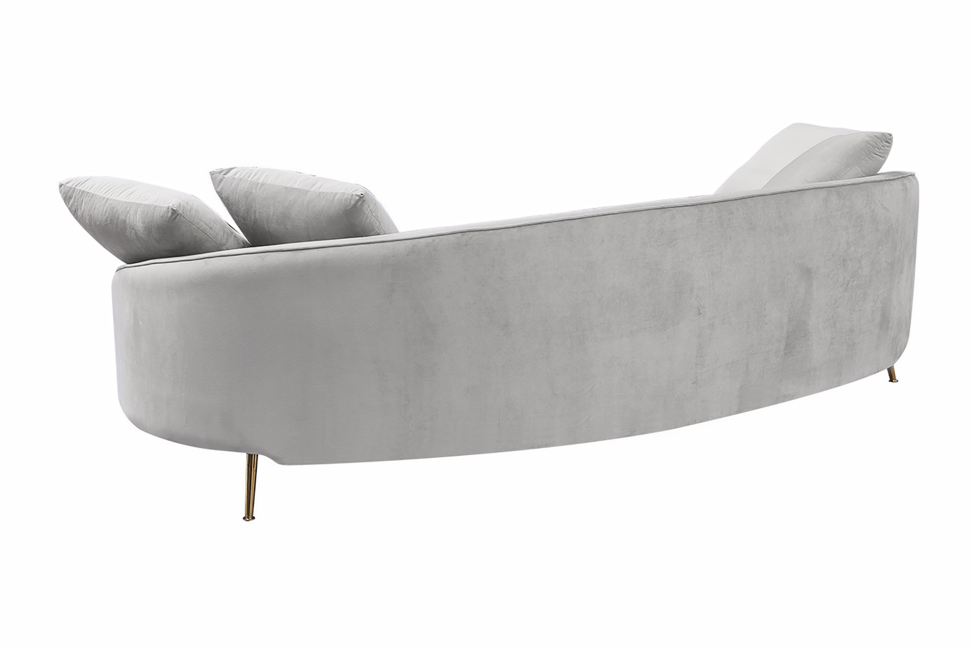 Svelte 4-Seater Sofa (Light Grey) - Image 11