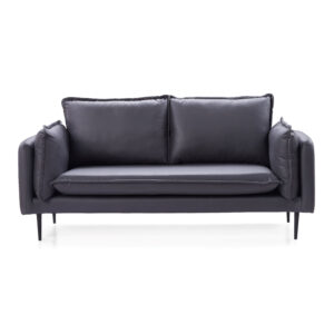 Adain 4-Seater Leathaire Sofa – Grey