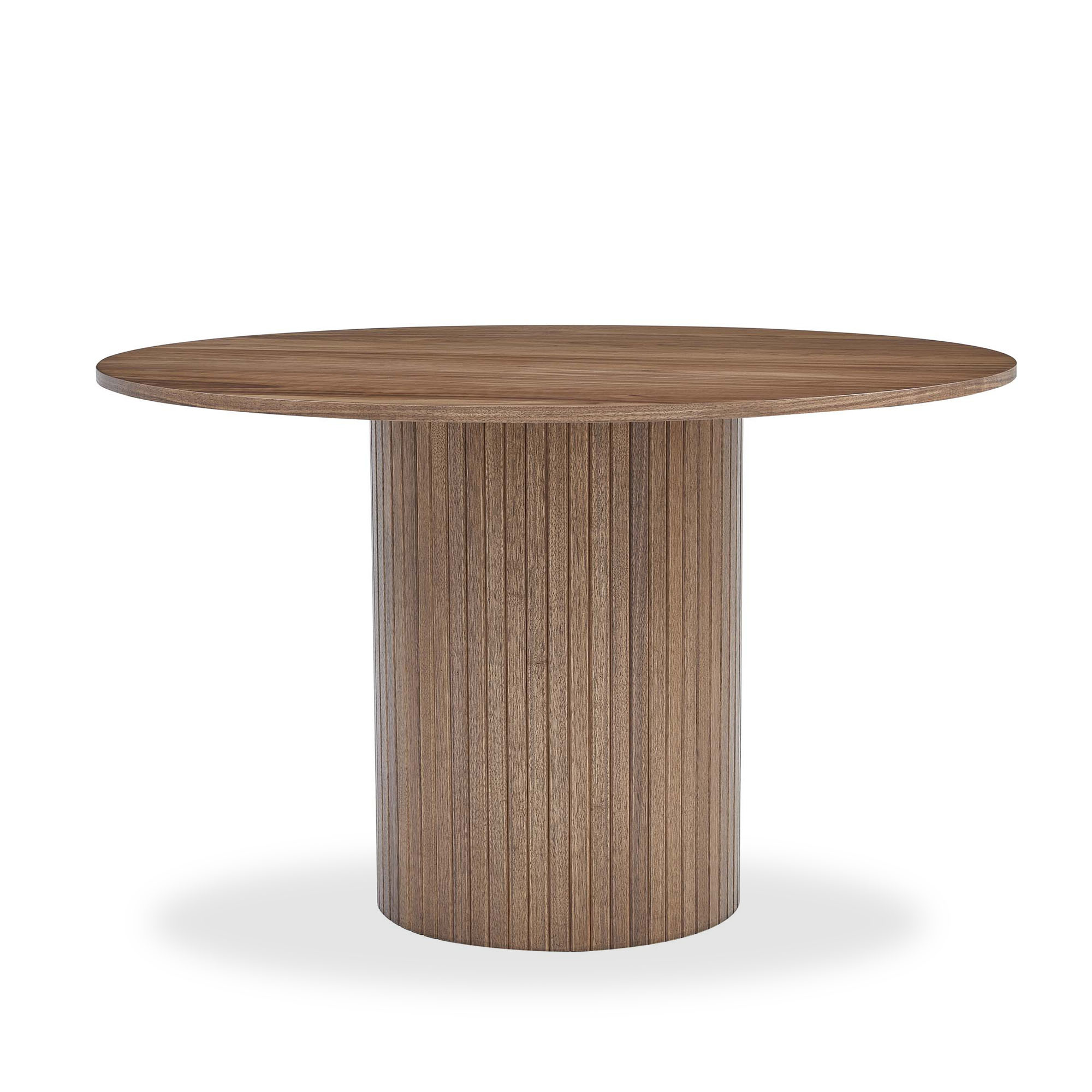Caesar Round Dining Table – Walnut or Oak Finish - Image 2