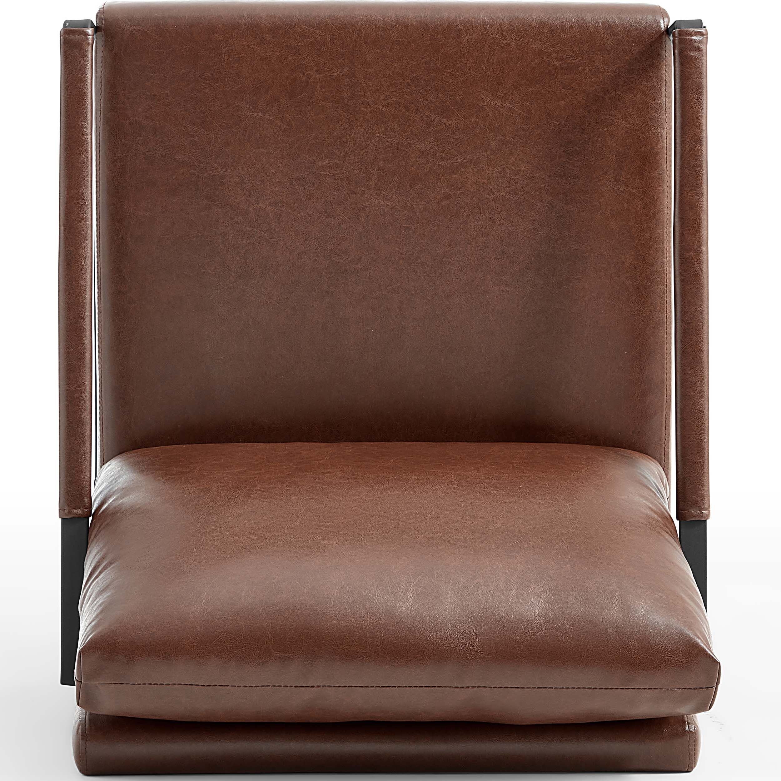 Milburn PVC Leather Armchair - Image 4