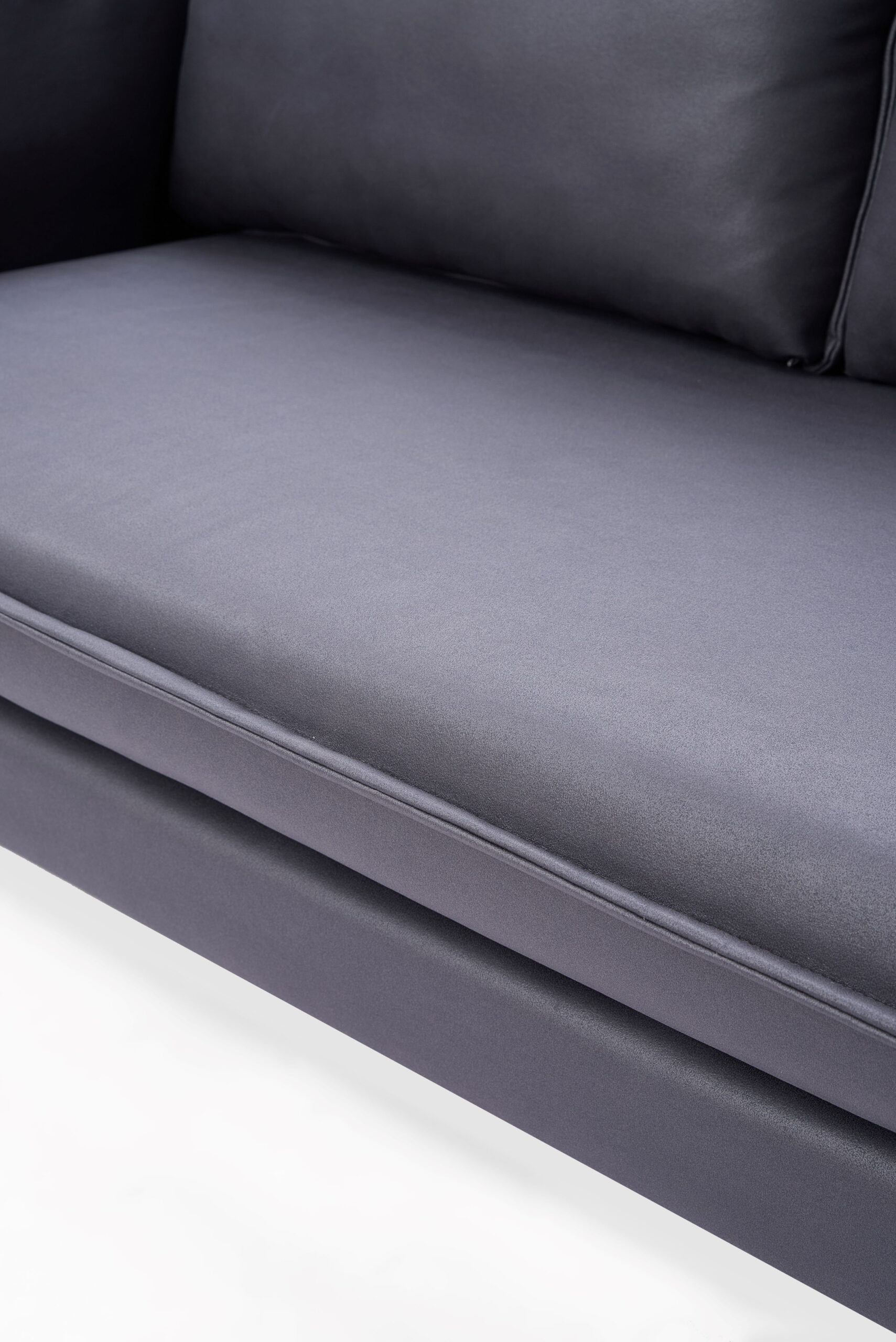 Adain 4-Seater Leathaire Sofa – Grey - Image 7