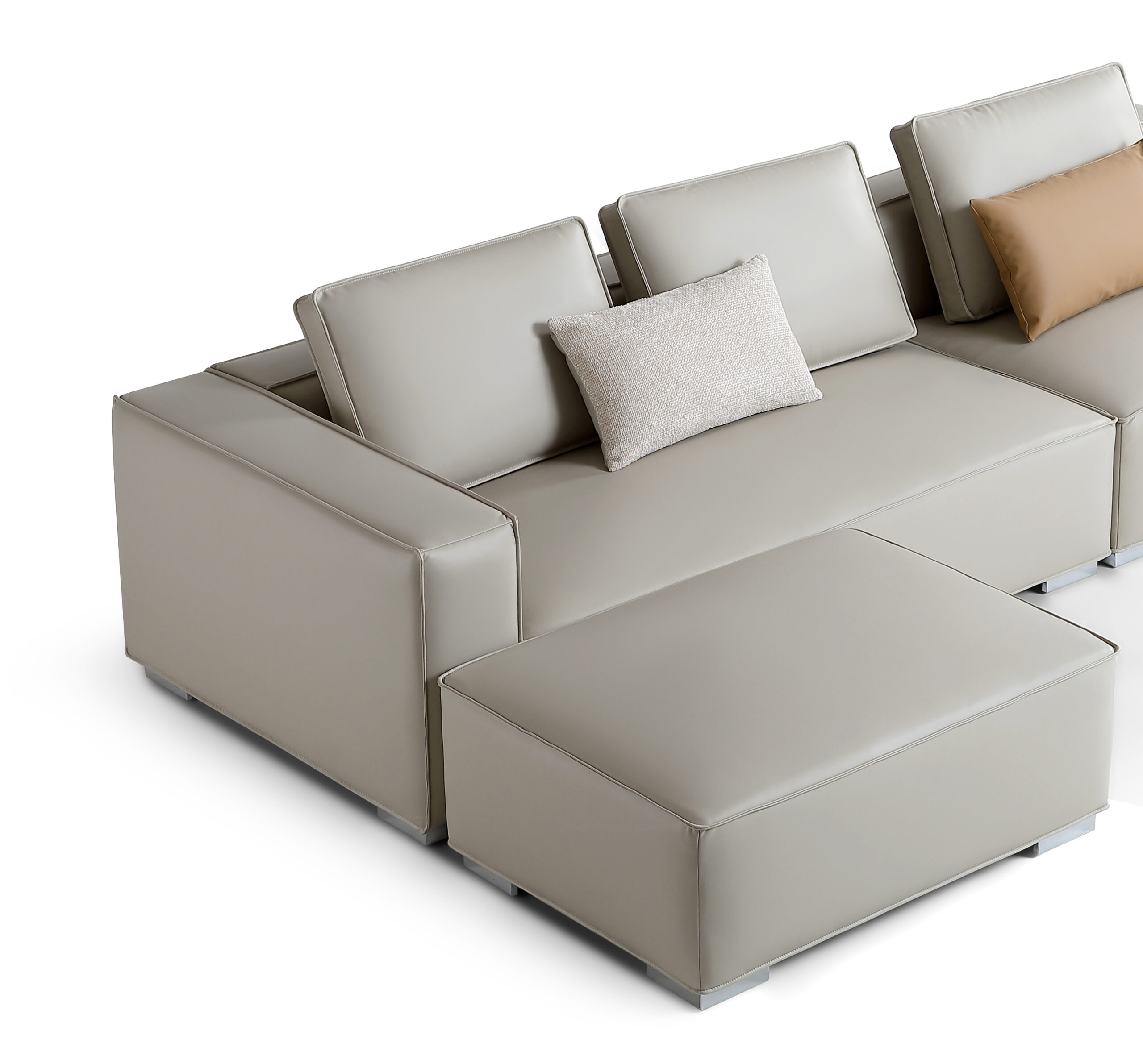 Kennan 3-Piece Modular Sofa with Ottoman - Image 9
