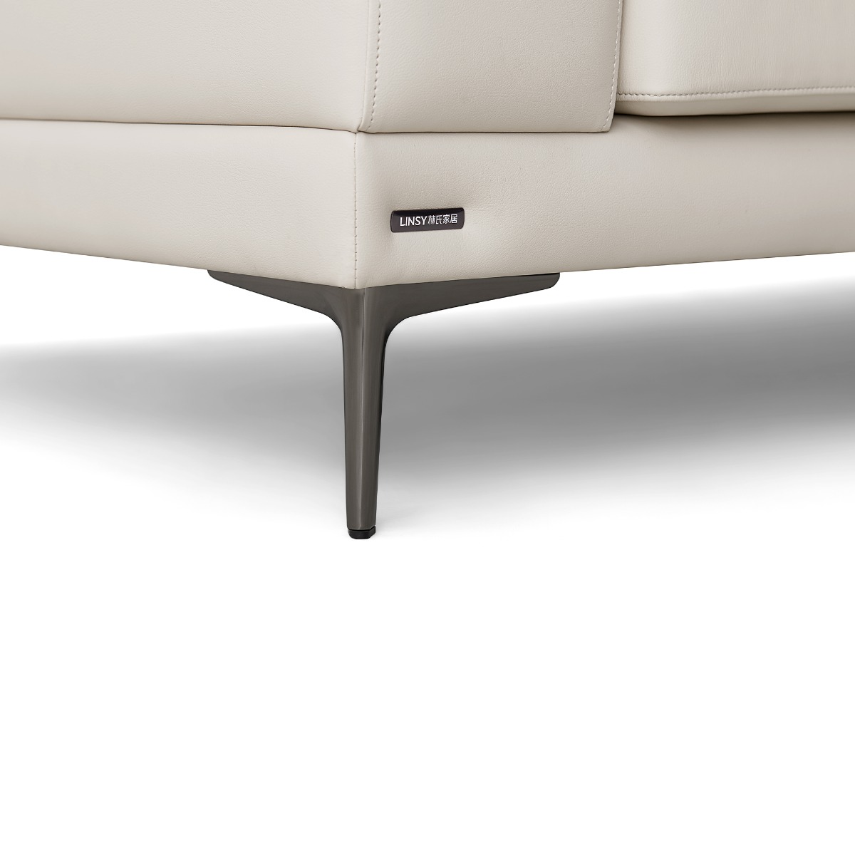 Septimius 4-Seater Leather Sofa - Image 8