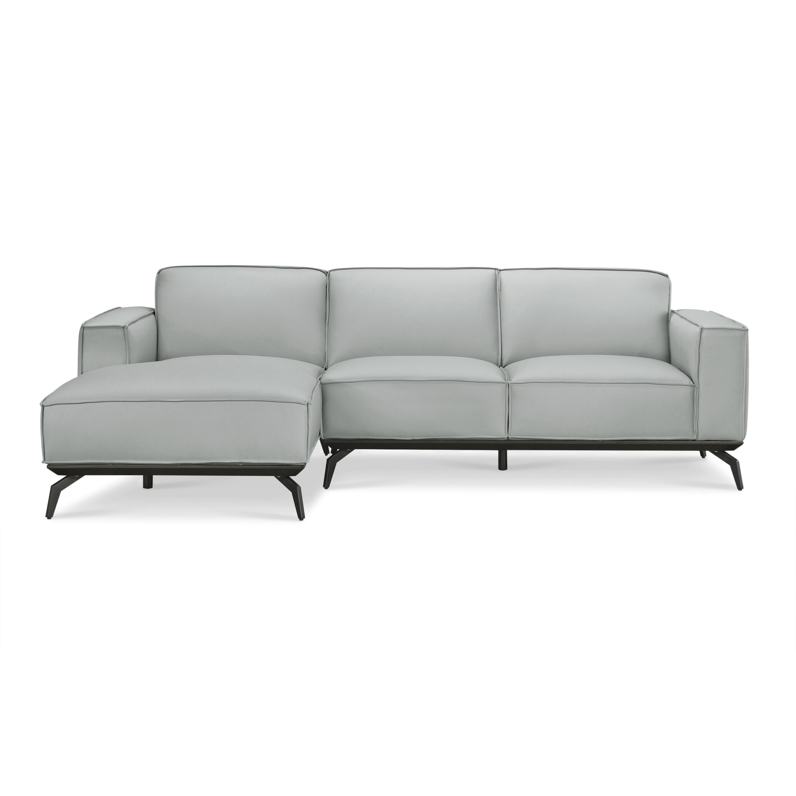 Mateus Full Leather L-Shape Sofa - Image 6