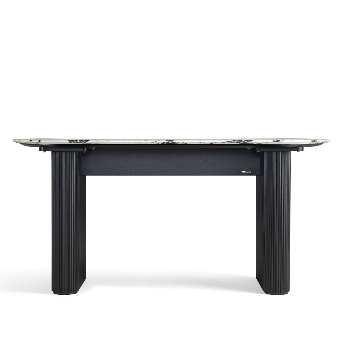 Paulius 1.6M Cultured Marble Dining Table - Image 3