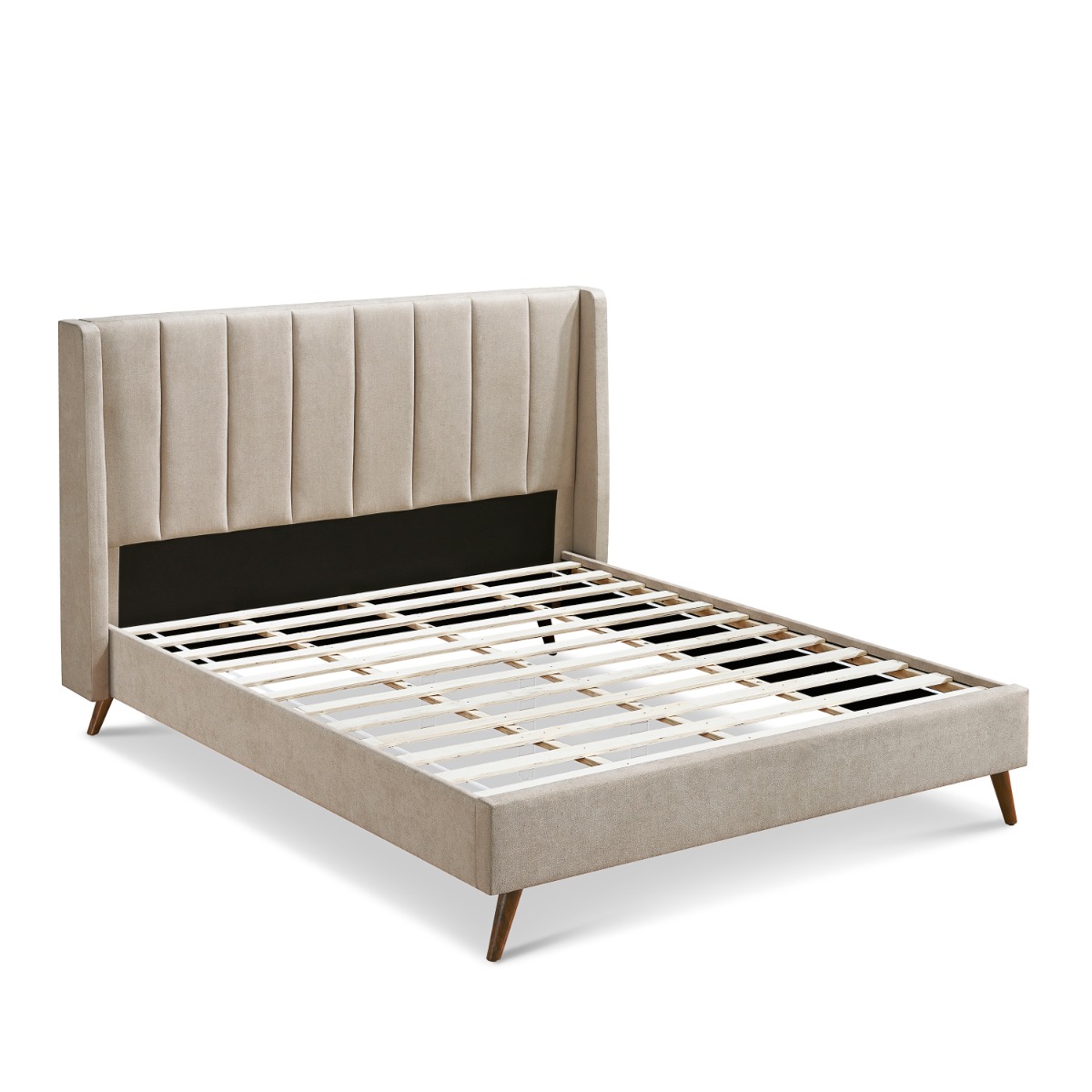 Alarico Queen Upholstered Bed Frame - Image 7