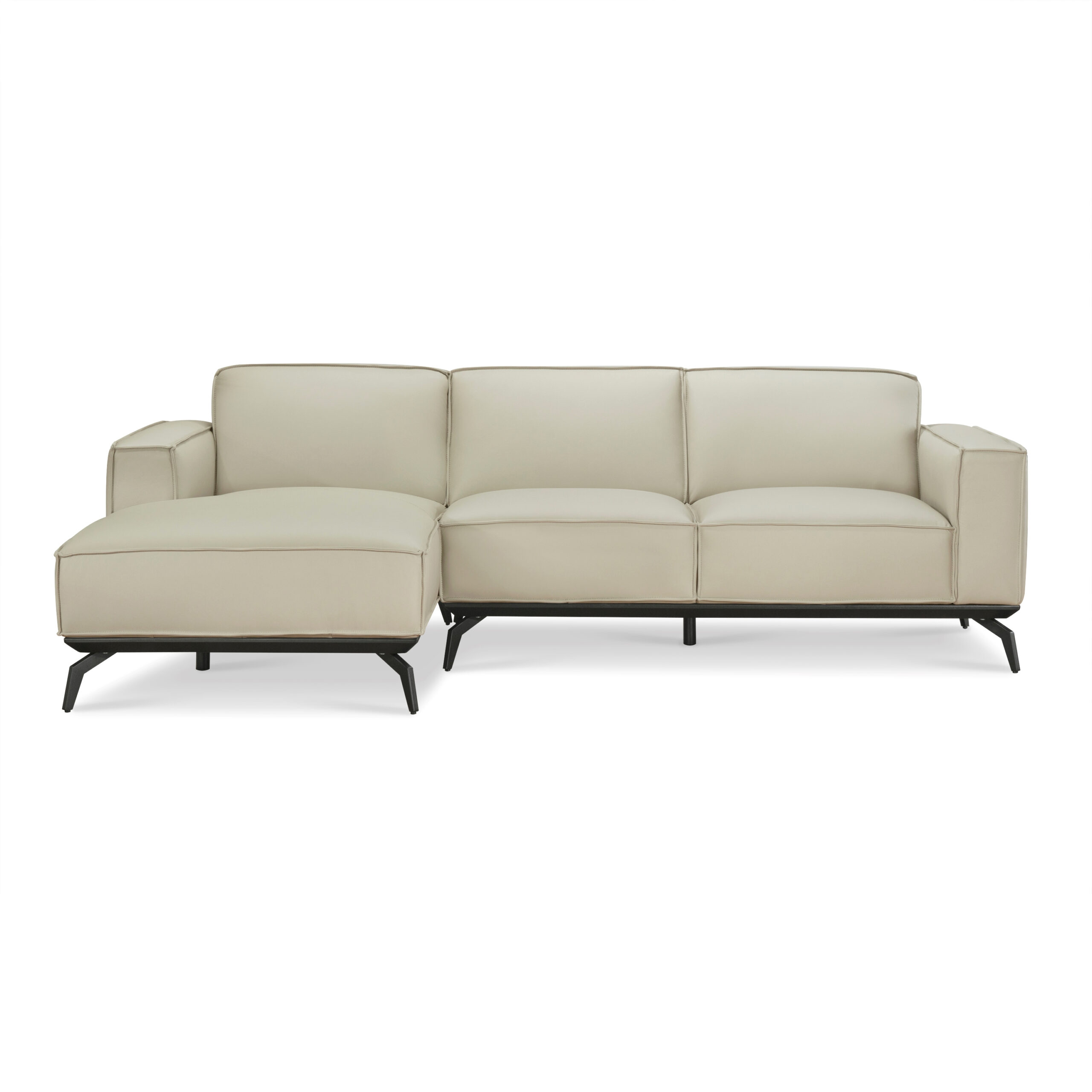 Mateus Full Leather L-Shape Sofa