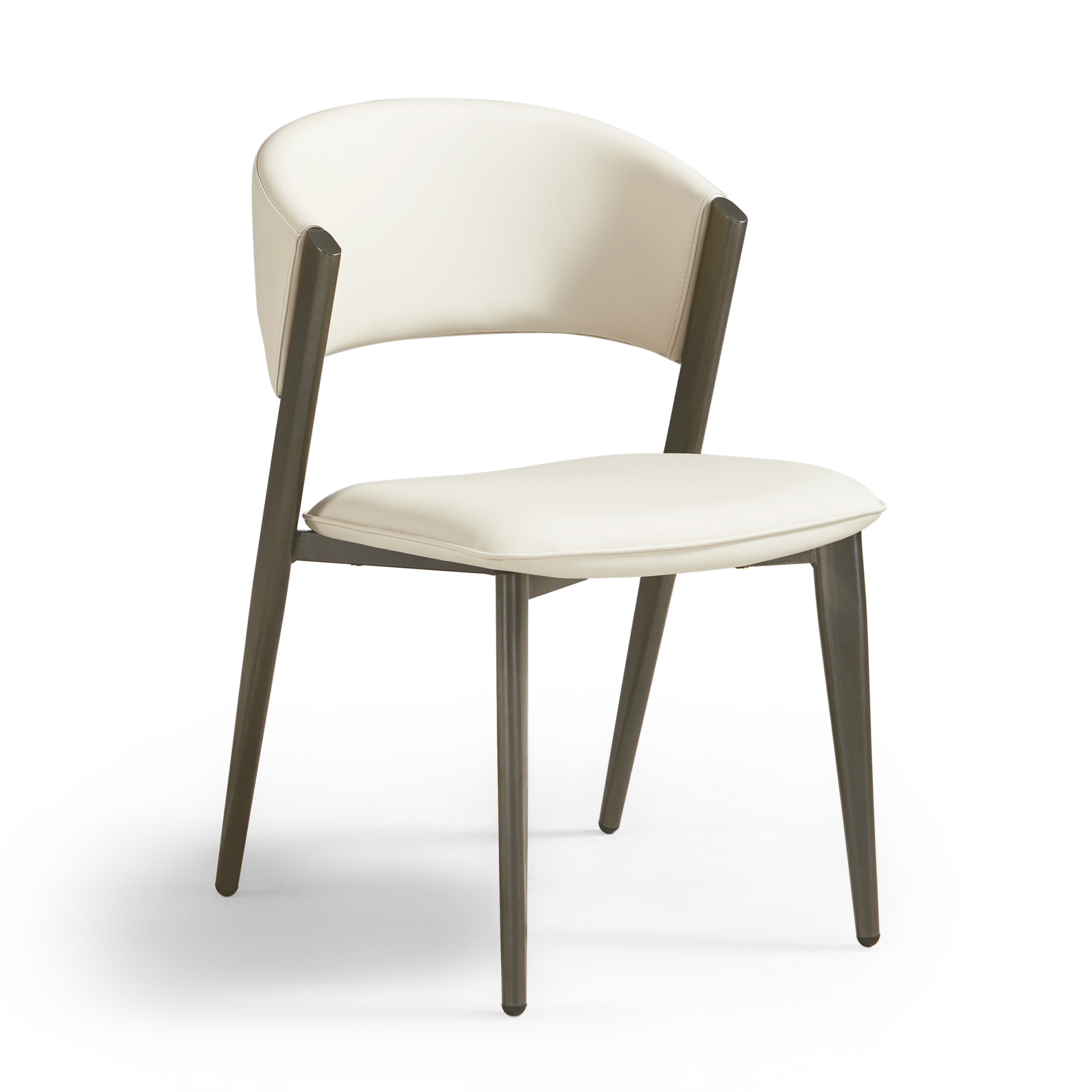 Otik Faux Leather Accent Chair - Image 3