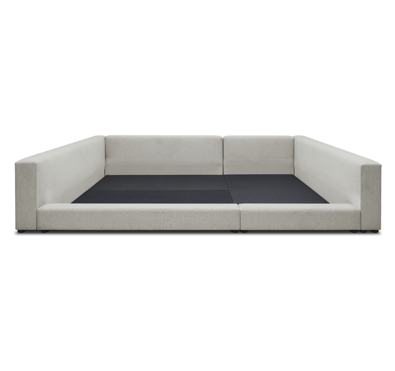 Clara Kids Friendly Family Bed Frame Set (Queen and Single) - Image 3