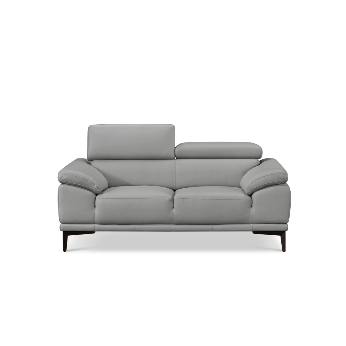 Zelma 2-Seater Full Leather Sofa with Adjustable Headrest - Image 5