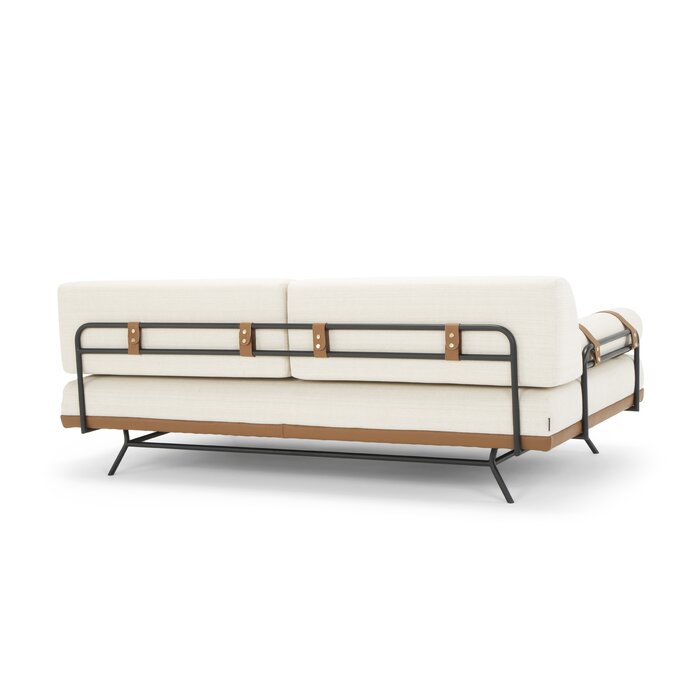 Alvion 81” Convertible Upholstered Sofa Bed - Image 5