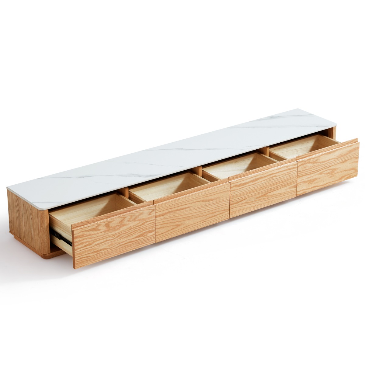 Kattalin Oak Stone Top TV Console - Image 3