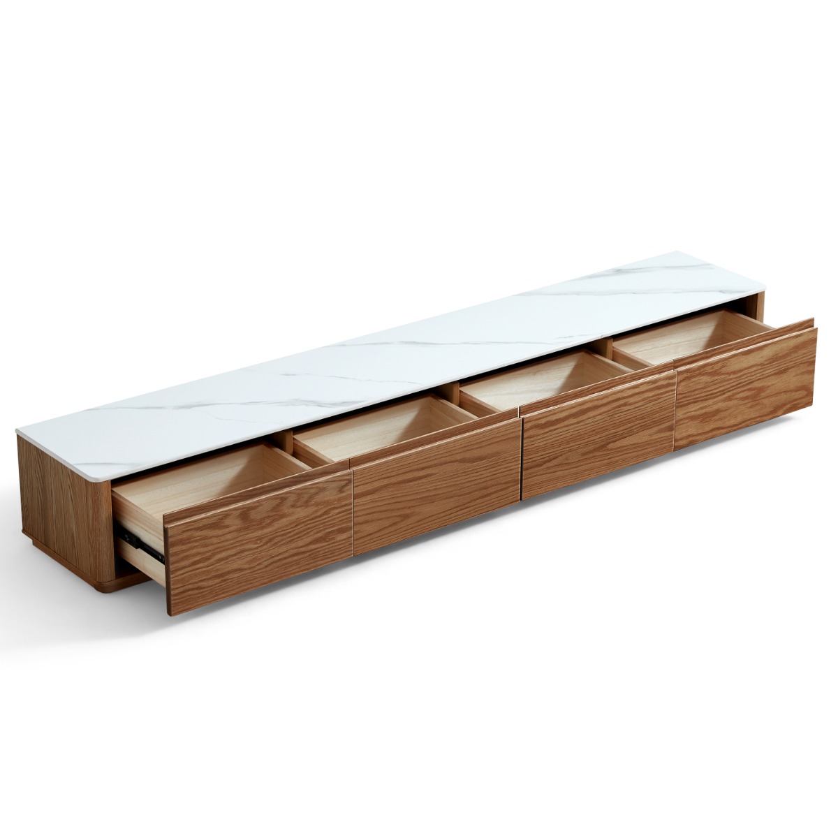 Kattalin Oak Stone Top TV Console - Image 4