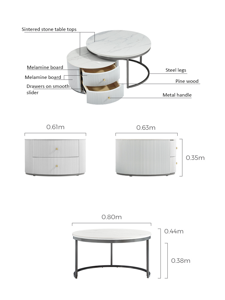 Dalmint Nesting Coffee Table - Image 13