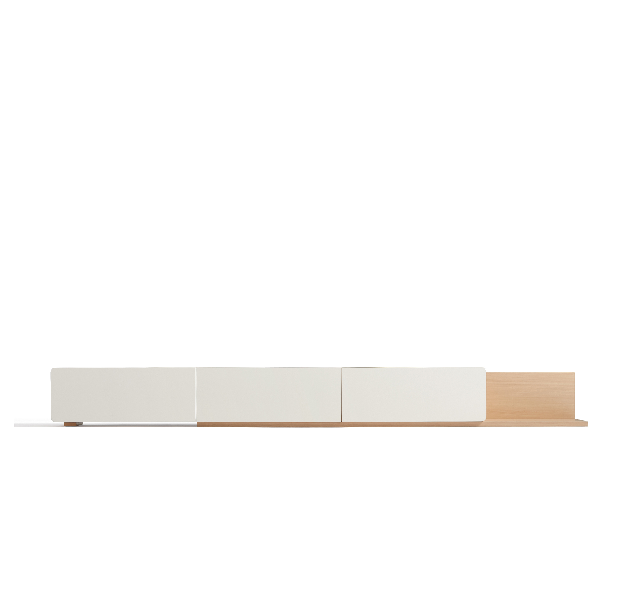 Ayelin Extendable TV Console with Drawers