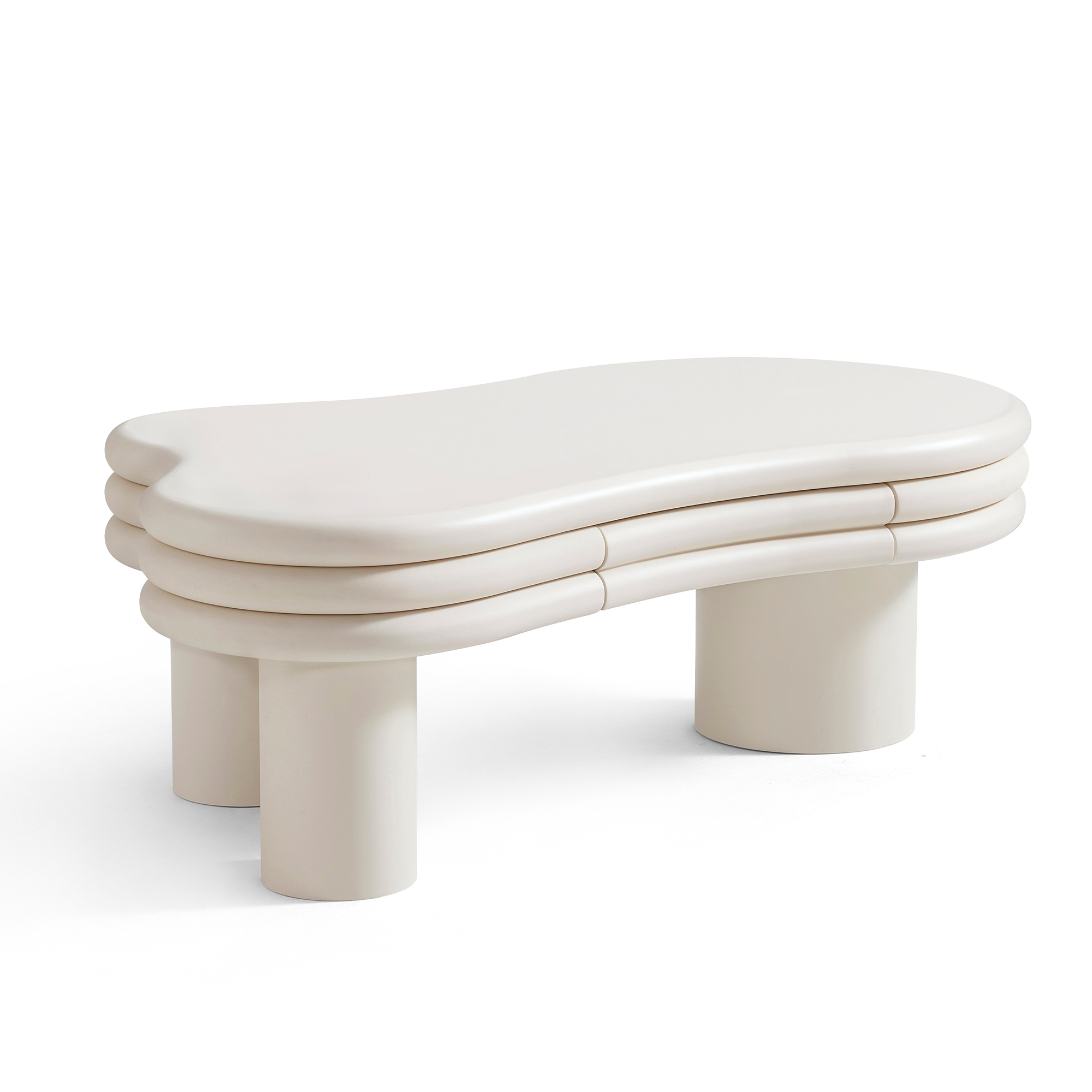 Altti 2-Piece CreamBlack Coffee Table Set - Image 3
