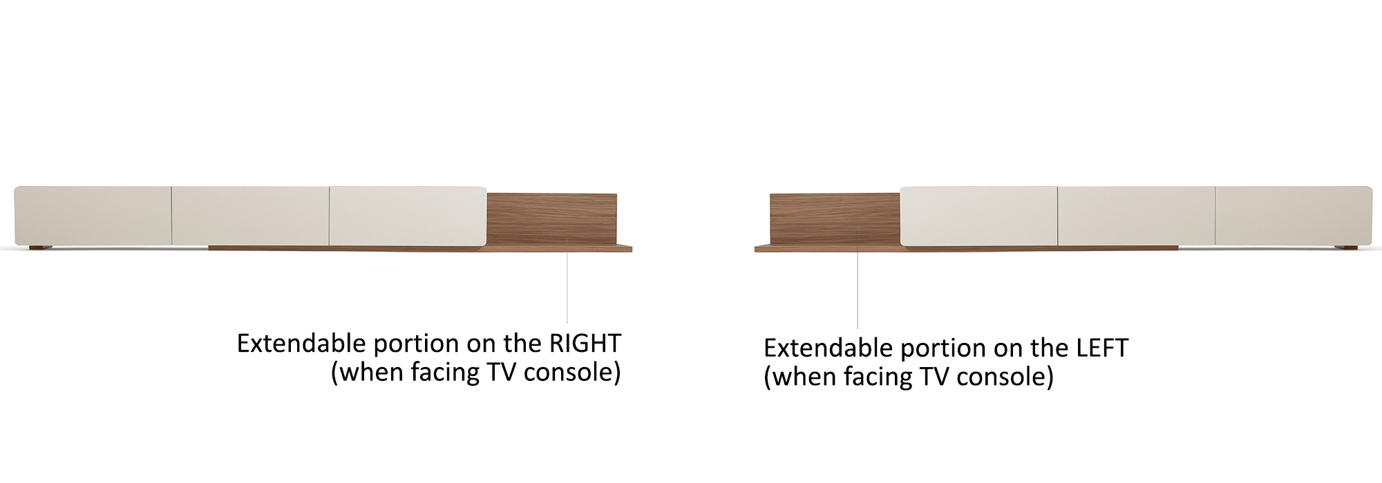 Ayelin Extendable TV Console with Drawers - Image 10