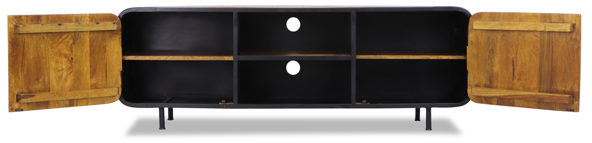 Akaki Reclaimed Mango Wood TV Console - Image 3